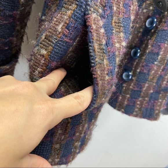 Zara Wool Blend Toggle Closure Cardigan Coat Sz S - Picture 8 of 12